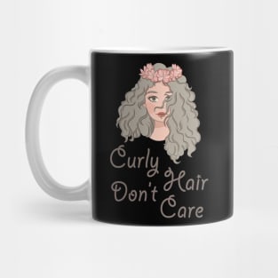 Curly Hair Dont Care Mug